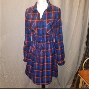 Skies are Blue | XL fall plaid tunic